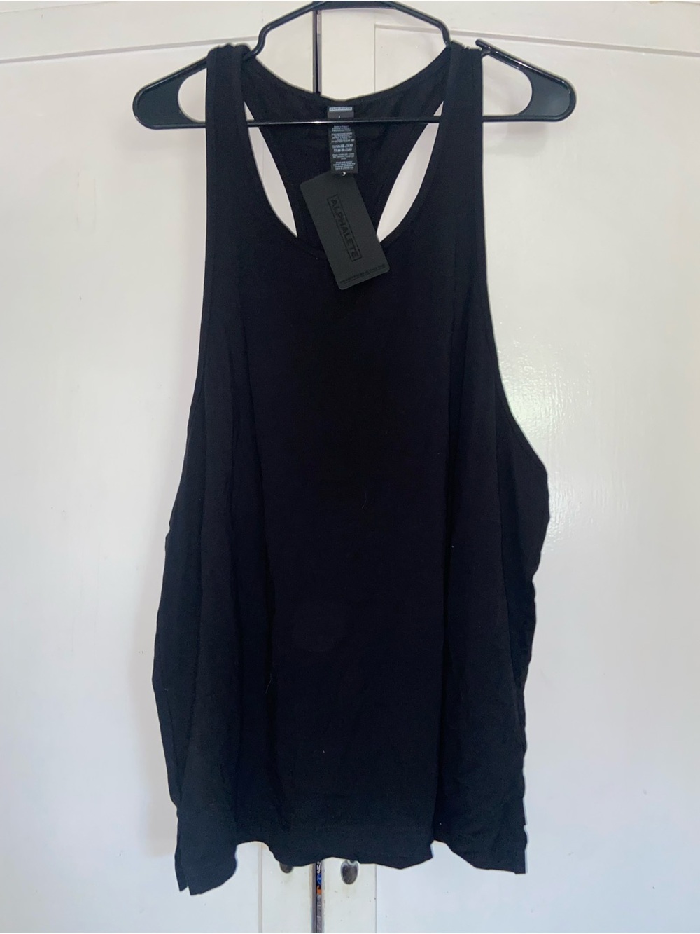 Alphalete Black Men's Racerback Tank Top